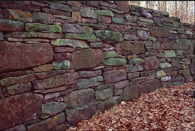 stone retaining wall in Birmingham, AL